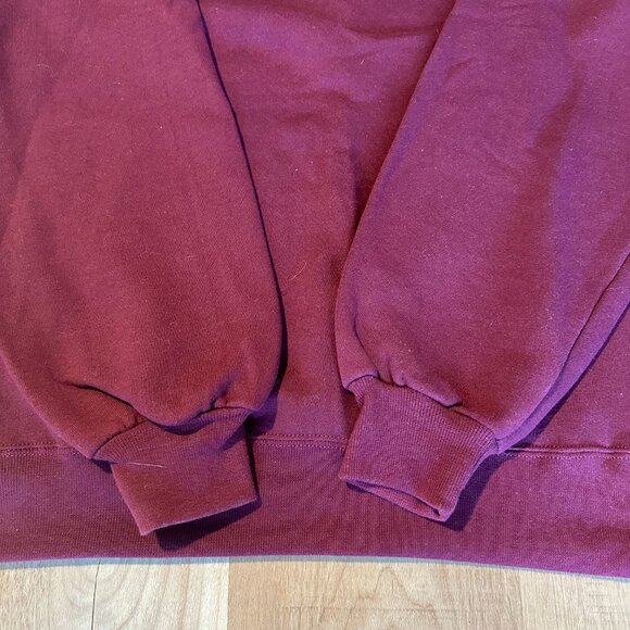 VTG Russell Athletic Sweatshirt Men L Maroon Crew Neck 90s USA Made Pullover - Picture 8 of 8